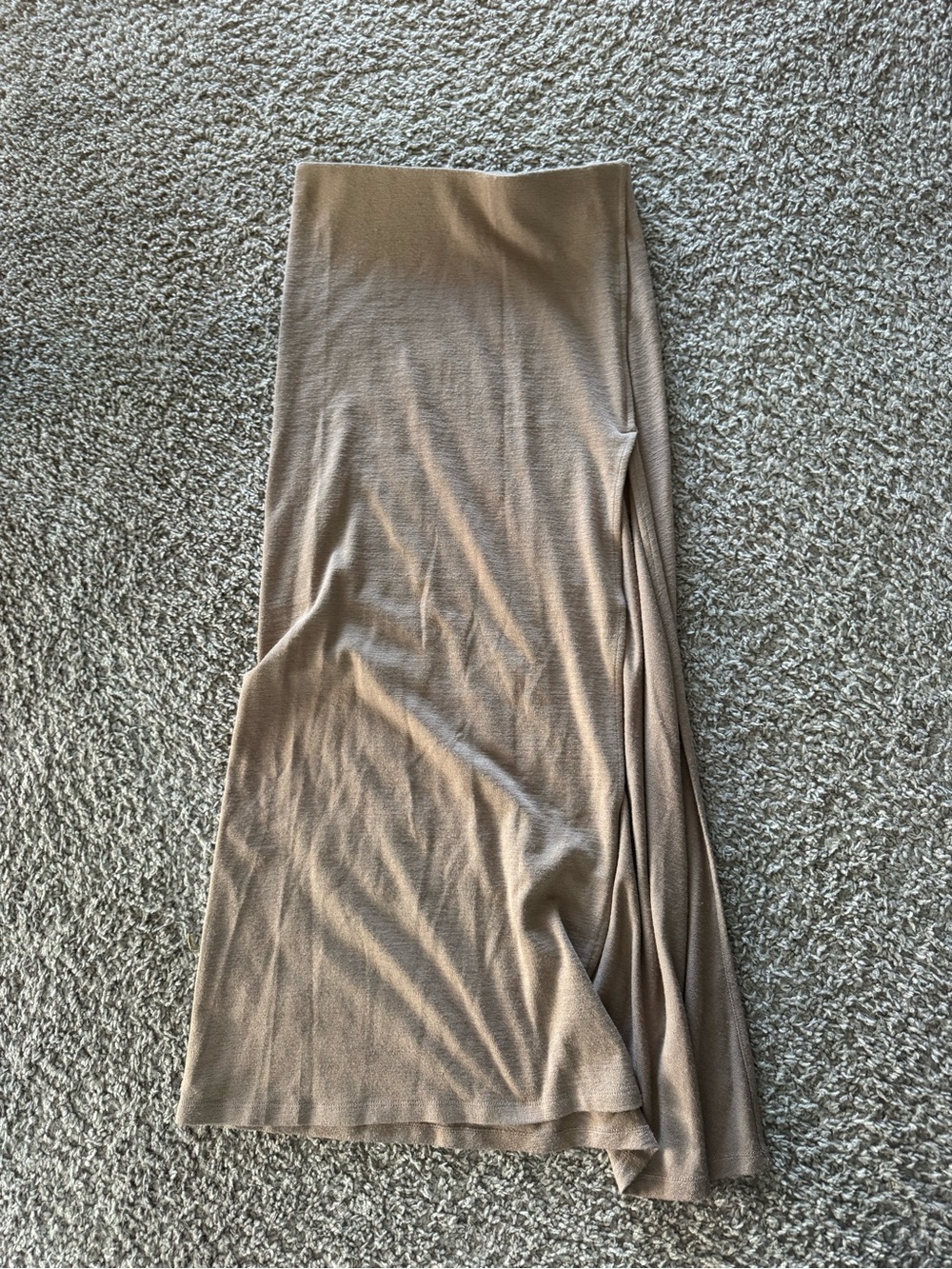 Wilfred Free Maxi Skirt in Camel Brown